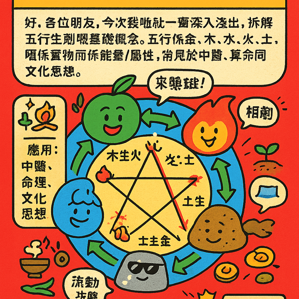 五行生剋基礎概念解說